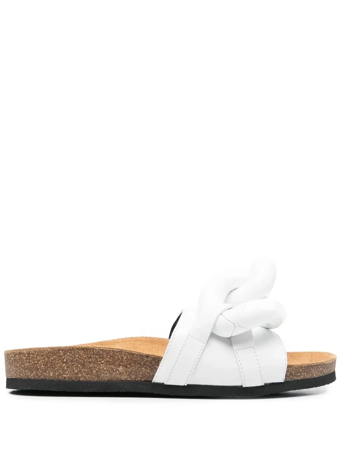 JW Anderson チェーンリンクレザースライド - 画像1