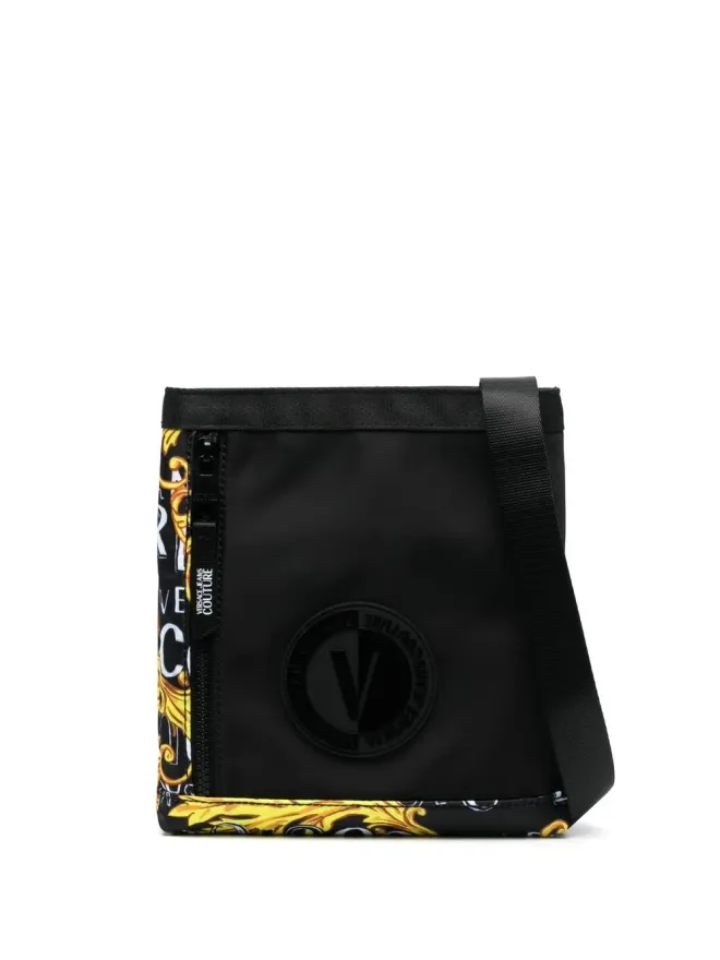 Versace Jeans Couture Versace Jeans Couture ロゴパッチ付きメッセンジャーバッグの商品画像