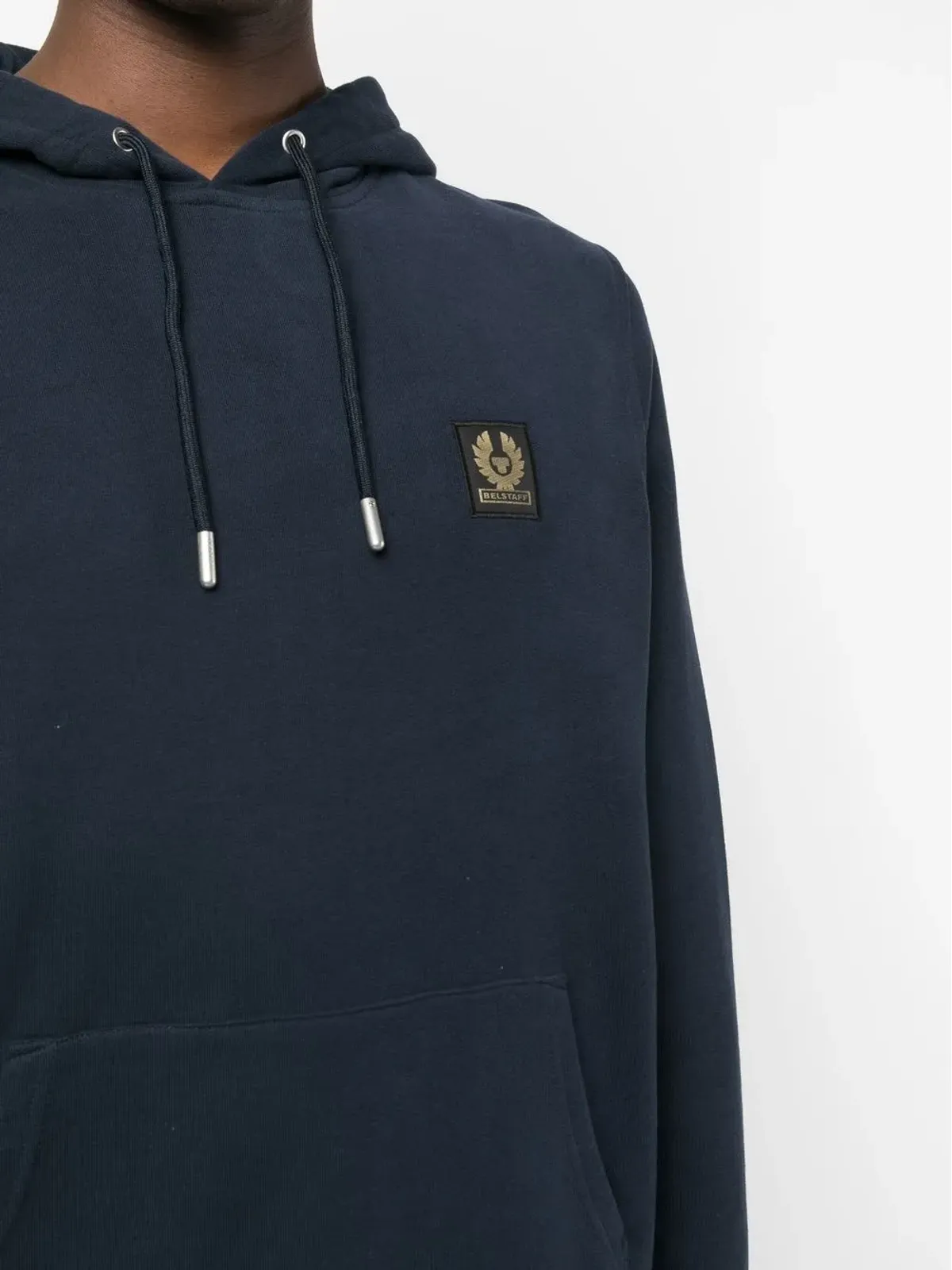 Belstaff ロゴパッチ コットンフーディー - 画像5