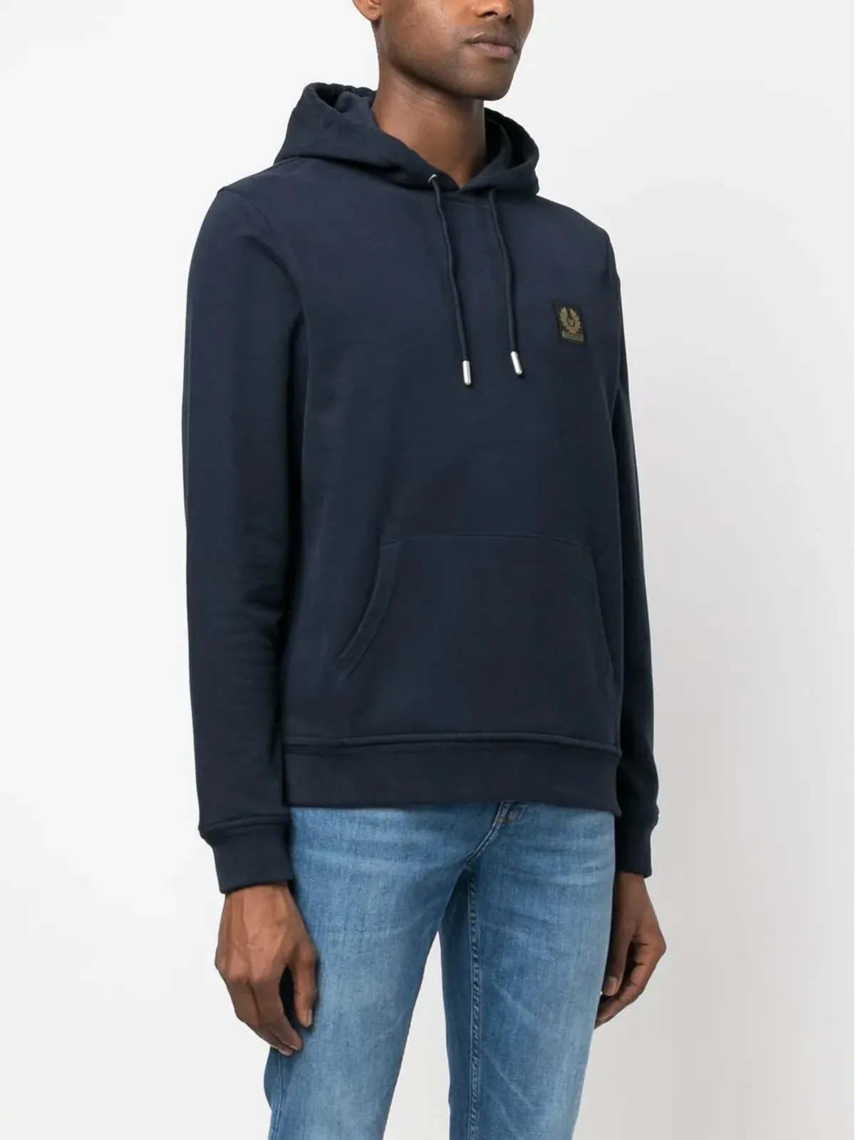 Belstaff ロゴパッチ コットンフーディー - 画像3