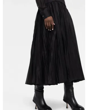 Jil Sander プリーツディテール ミディドレス - サムネイル5