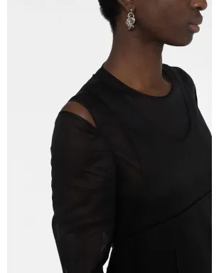 Jil Sander プリーツディテール ミディドレス - サムネイル3