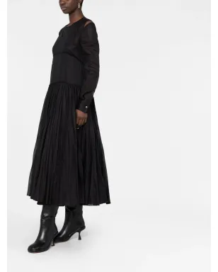Jil Sander プリーツディテール ミディドレス - サムネイル4