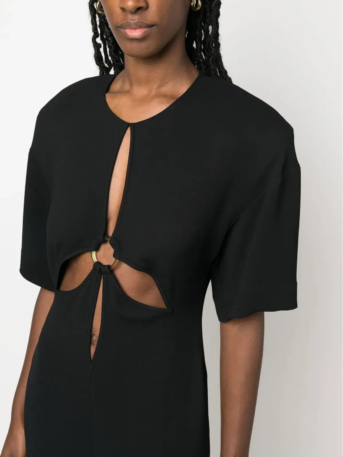 Stella McCartney カットアウト半袖ジャンプスーツ - 画像5