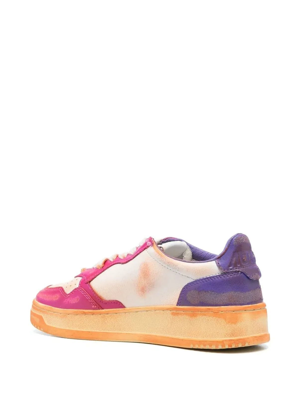 Autry panelled low-top sneakers - White - 画像3