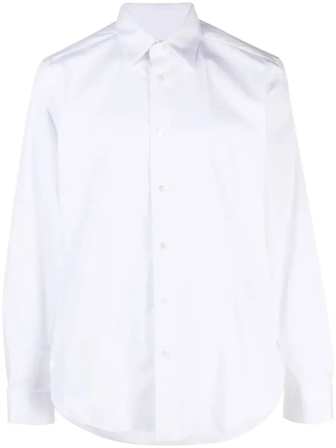 Lanvin Lanvin 白の長袖スリムカットシャツの商品画像