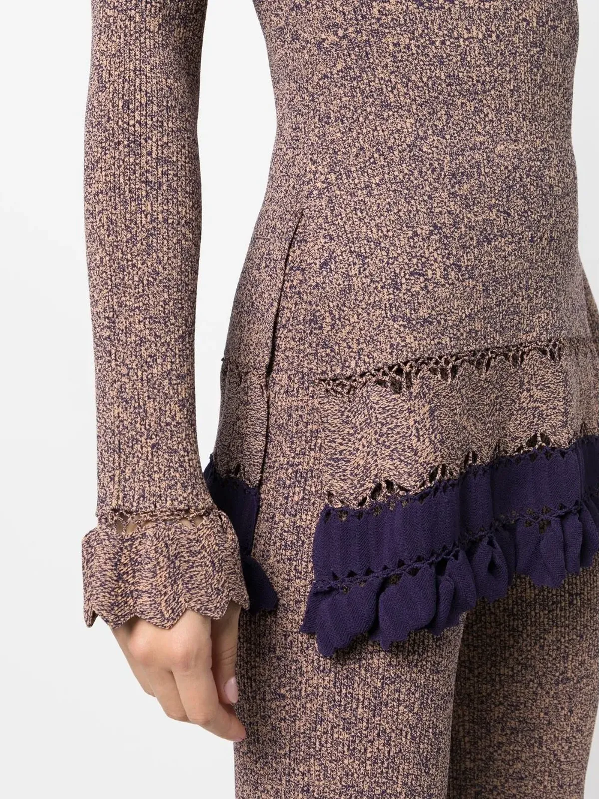 Ulla Johnson リブ編み ラッフルトリム ジャンパー - マルチカラー - 画像5