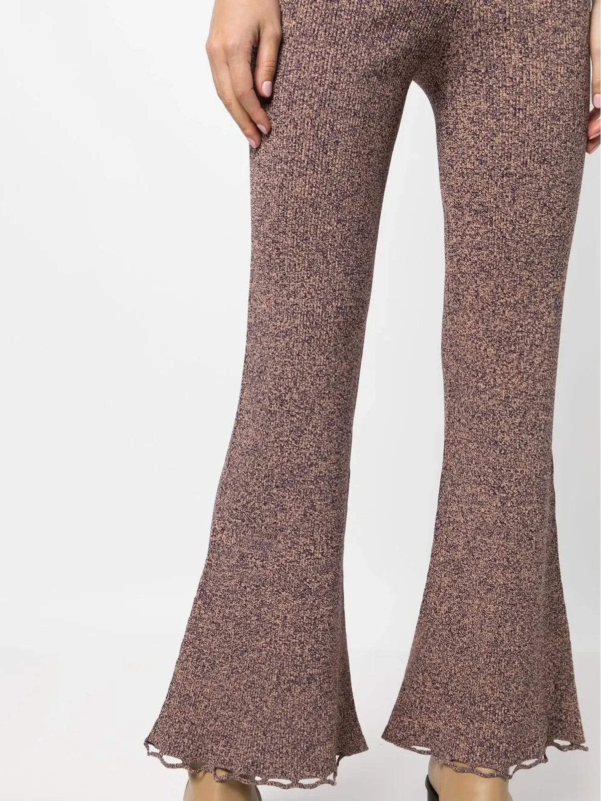 Ulla Johnson ニット地のフレアパンツ - 画像5