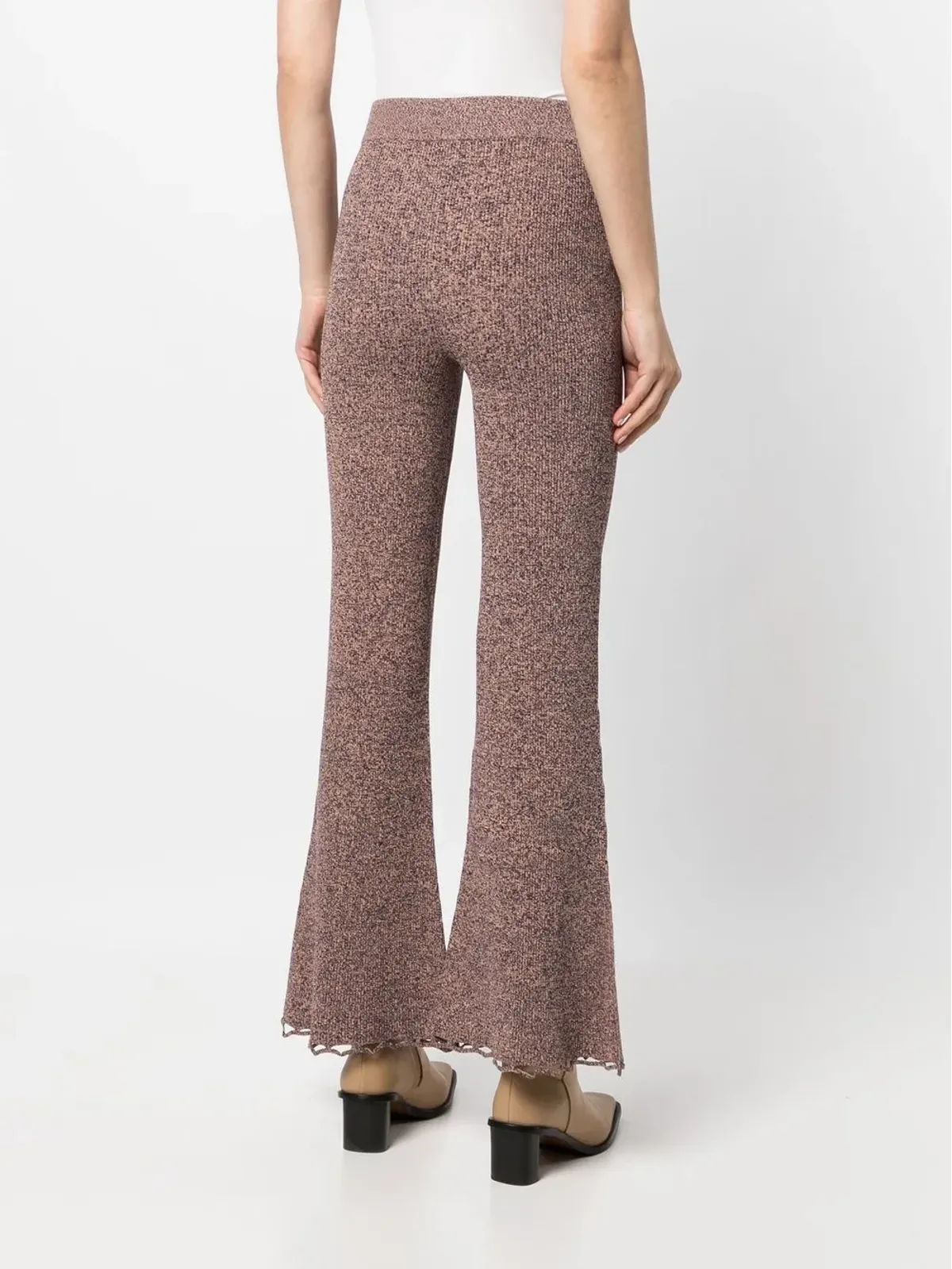 Ulla Johnson ニット地のフレアパンツ - 画像4