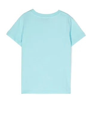 Missoni Kids logo-print short-sleeved T-shirt - Blue - サムネイル2