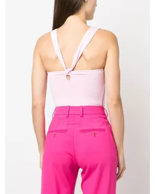 Blumarine ノットディテール ノースリーブ ボディスーツ - サムネイル4
