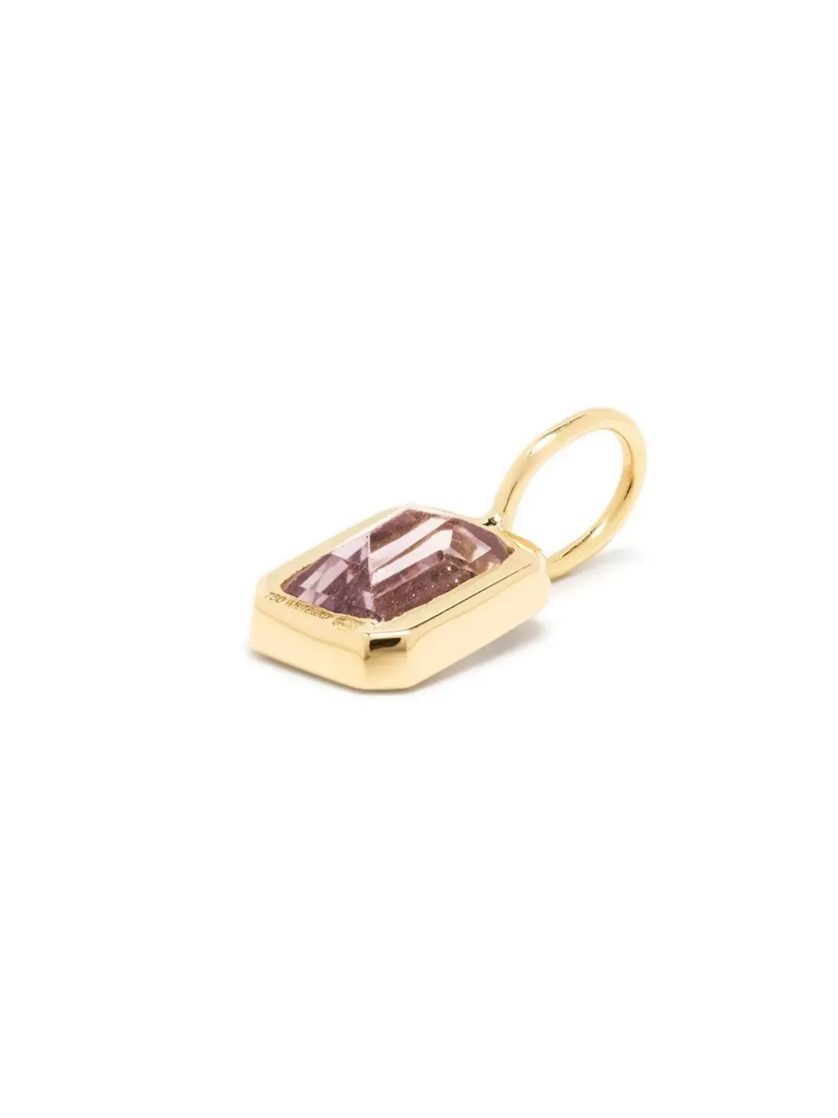 We by WHITEbIRD 18K イエローゴールド ダンシングドロップ アメジスト ペンダント - 画像2