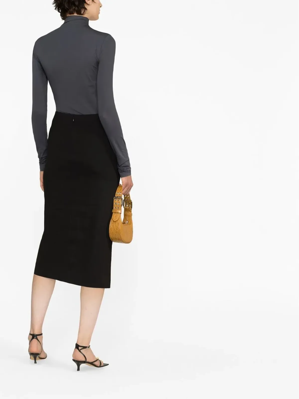 ISABEL MARANT ボックスプリーツ ペンシルスカート - 画像4