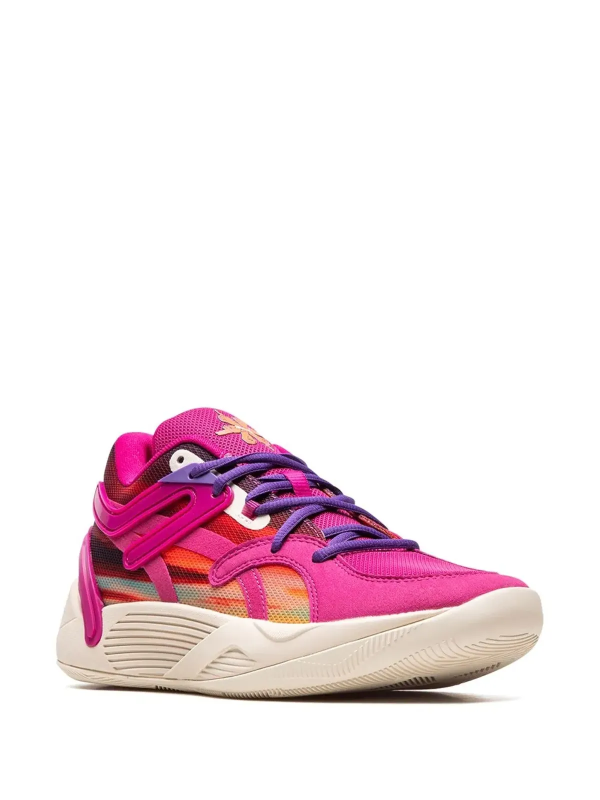 PUMA TRC Blaze Court Desert Sky スニーカー ピンク - 画像2