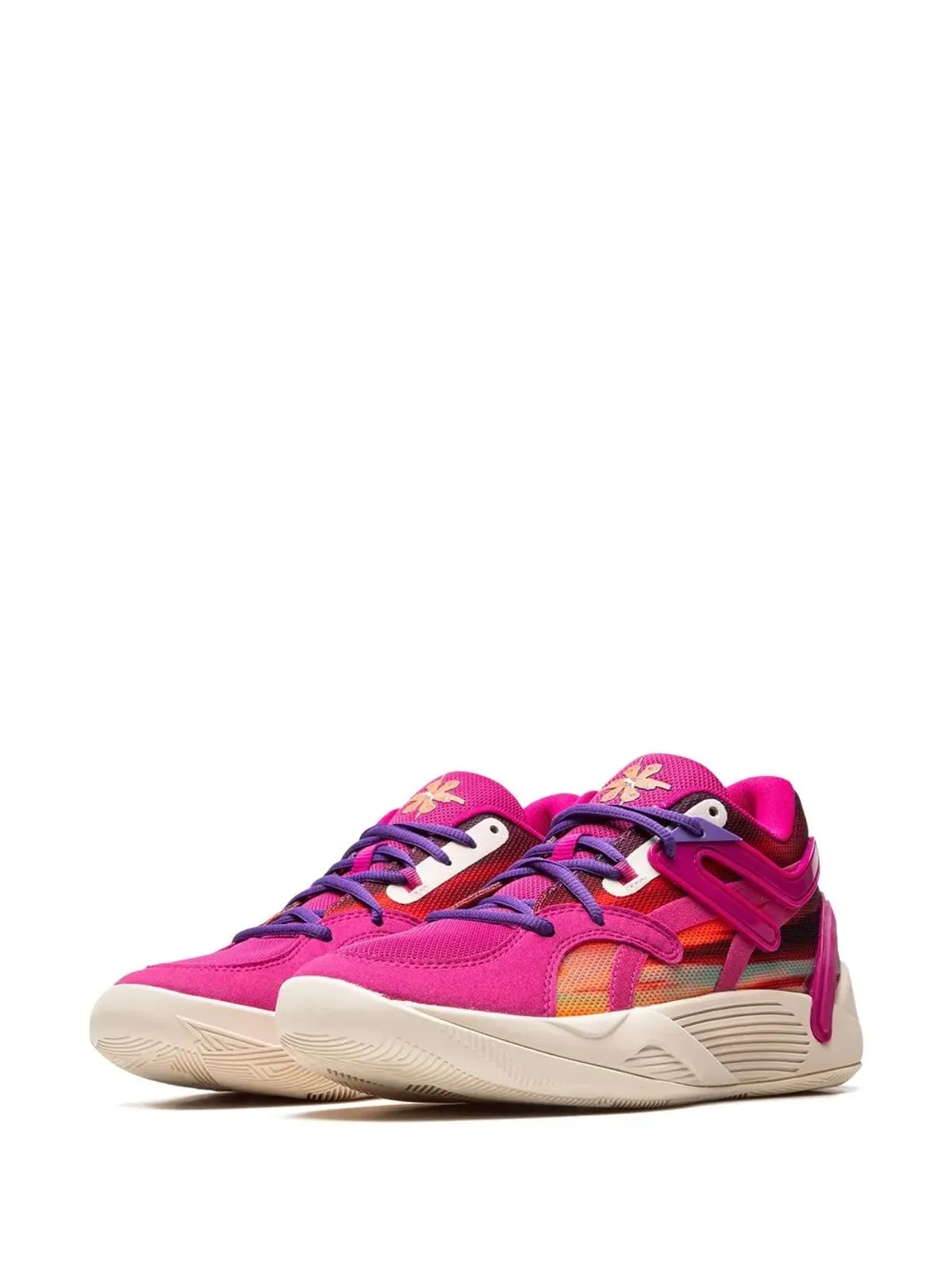 PUMA TRC Blaze Court Desert Sky スニーカー ピンク - 画像3