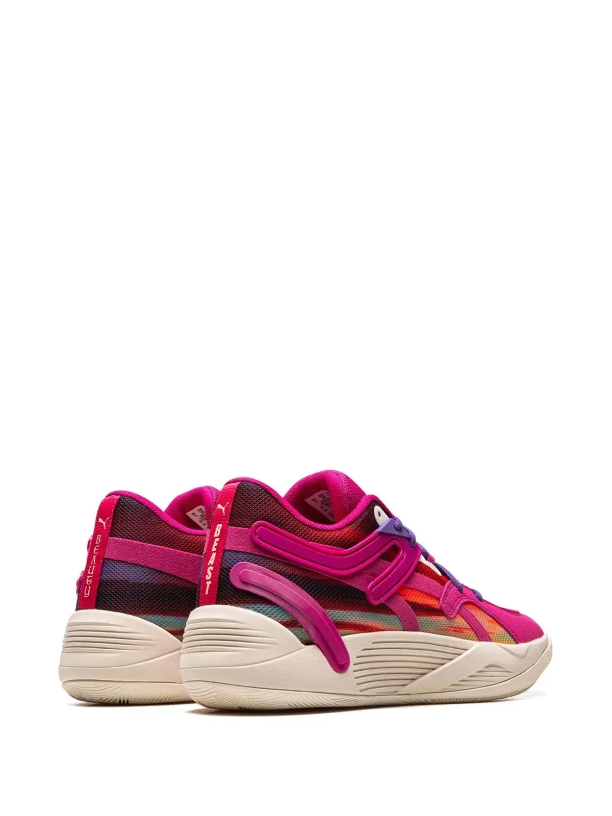 PUMA TRC Blaze Court Desert Sky スニーカー ピンク - 画像4