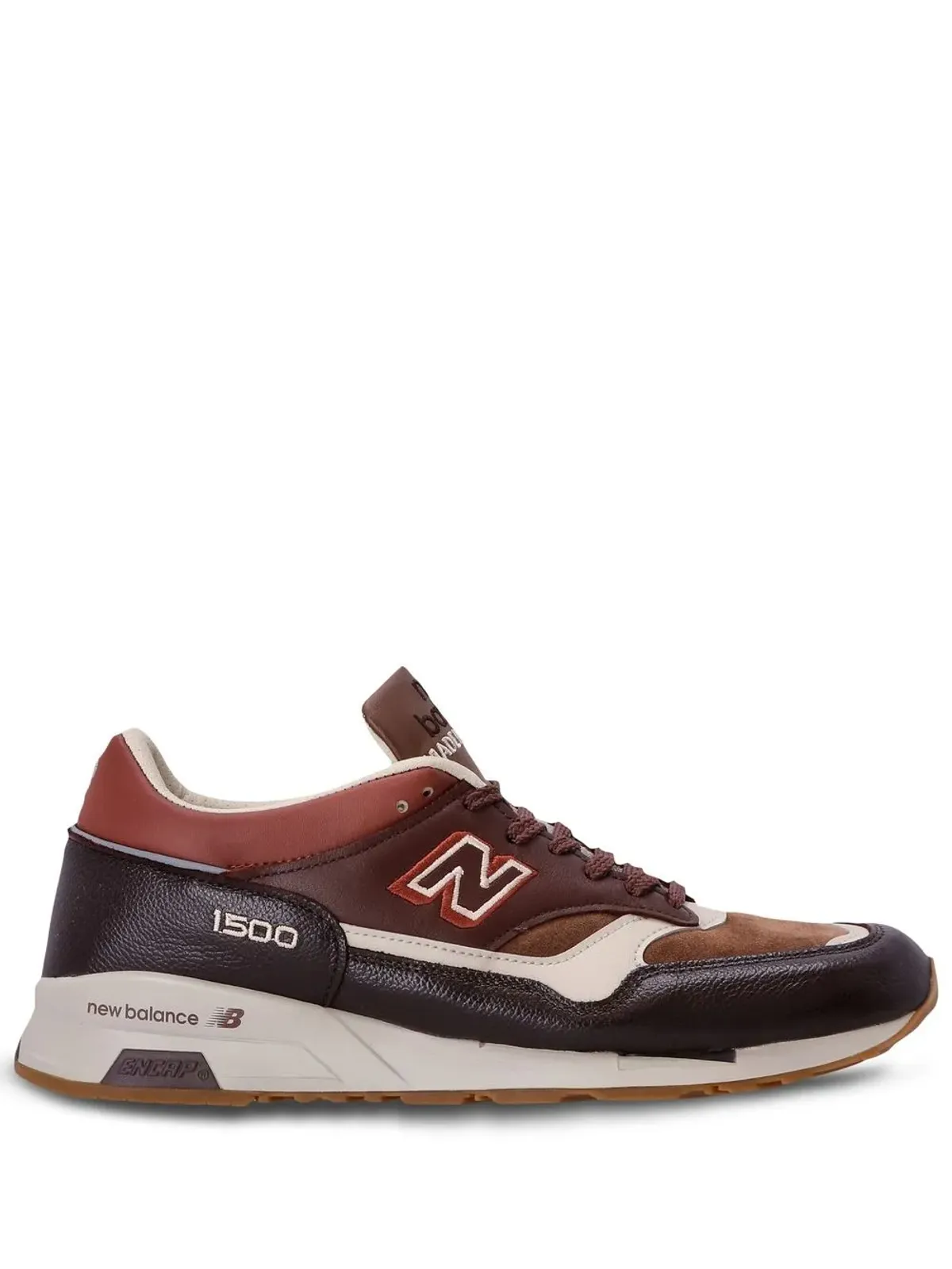 New Balance Made UK 1500 ロー・トップ スニーカー ブラウン - 画像1