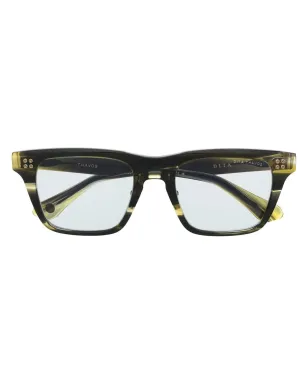 Dita Eyewear Thavos レクタングルフレーム サングラス - グリーン - サムネイル1