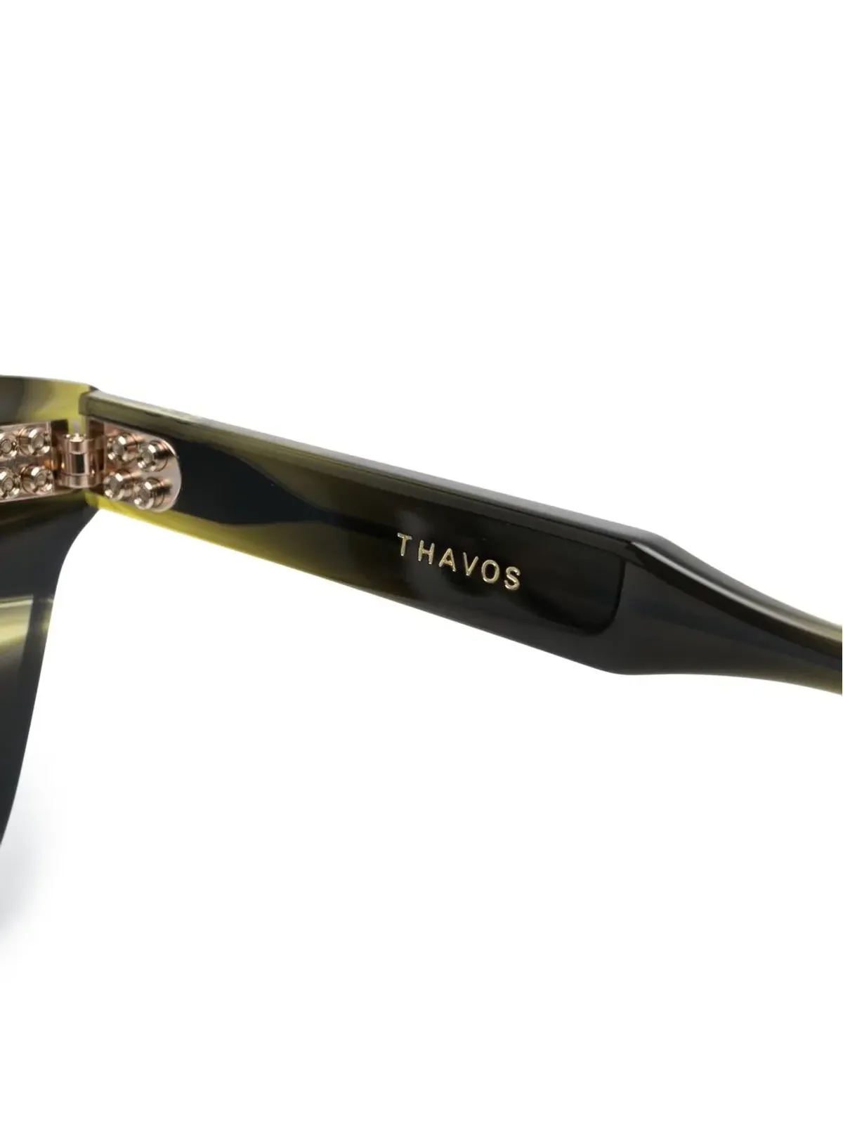Dita Eyewear Thavos レクタングルフレーム サングラス - グリーン - 画像3