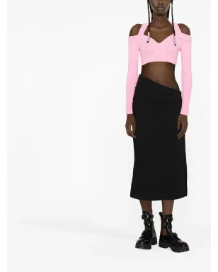 Alexander McQueen カットアウト付きニットトップ - サムネイル2