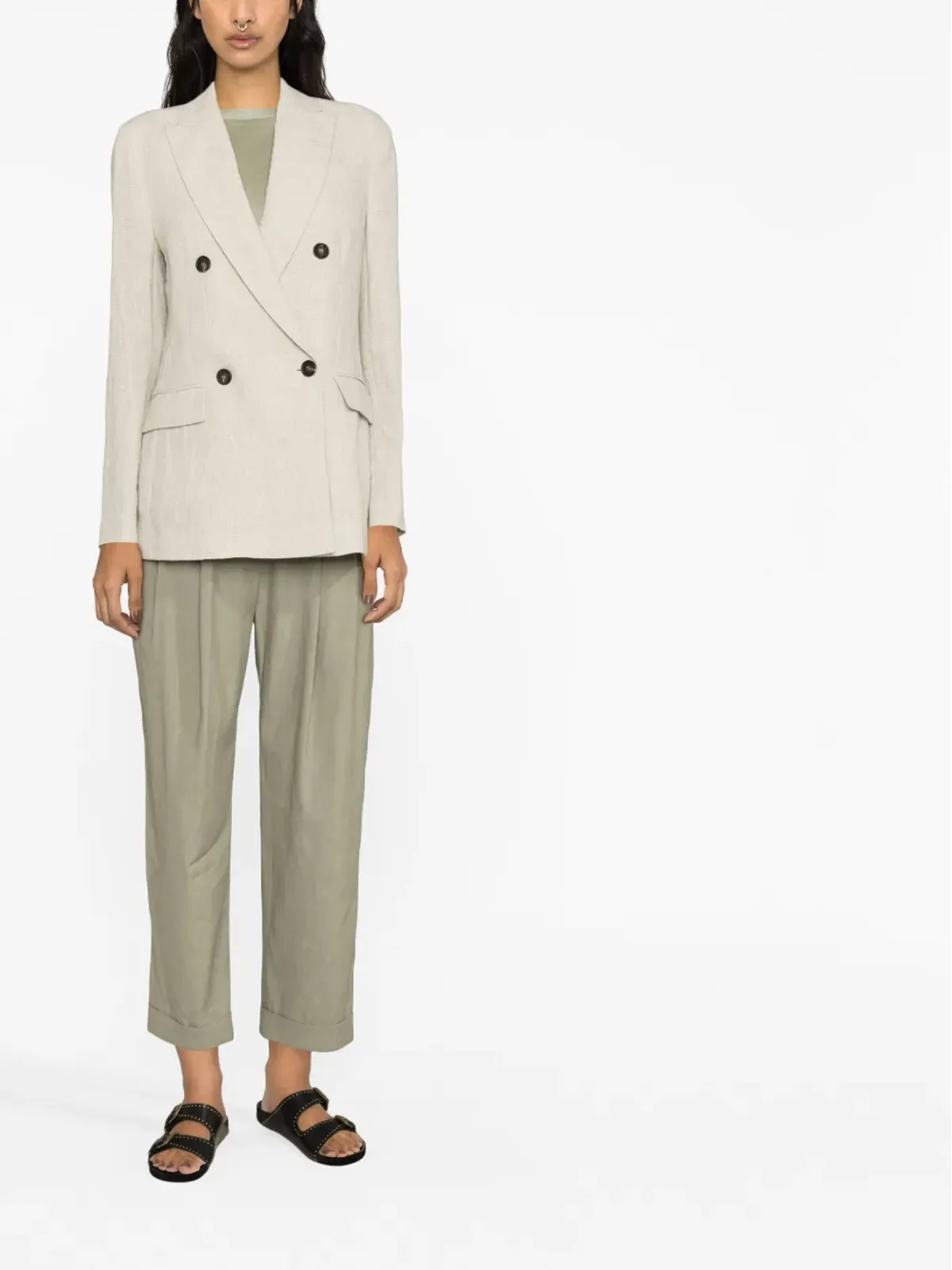 Brunello Cucinelli プリンスオブウェールズチェック ブレザー - 画像2