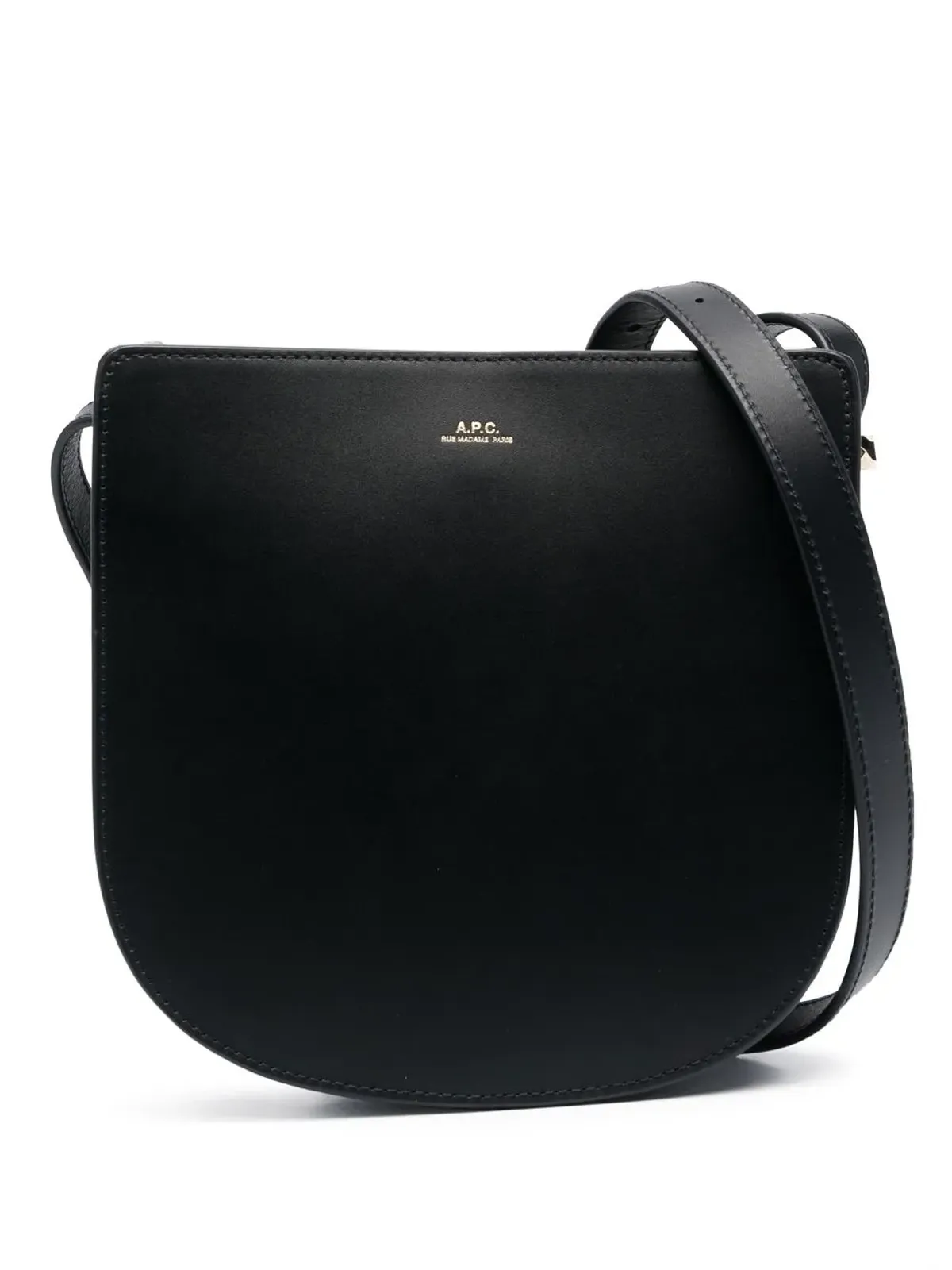 A.P.C. Geneve leather shoulder bag - Black - 画像1
