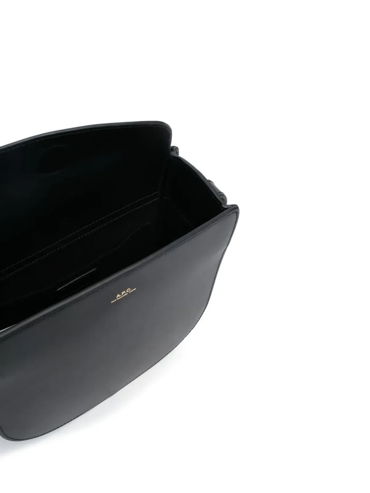 A.P.C. Geneve leather shoulder bag - Black - 画像5