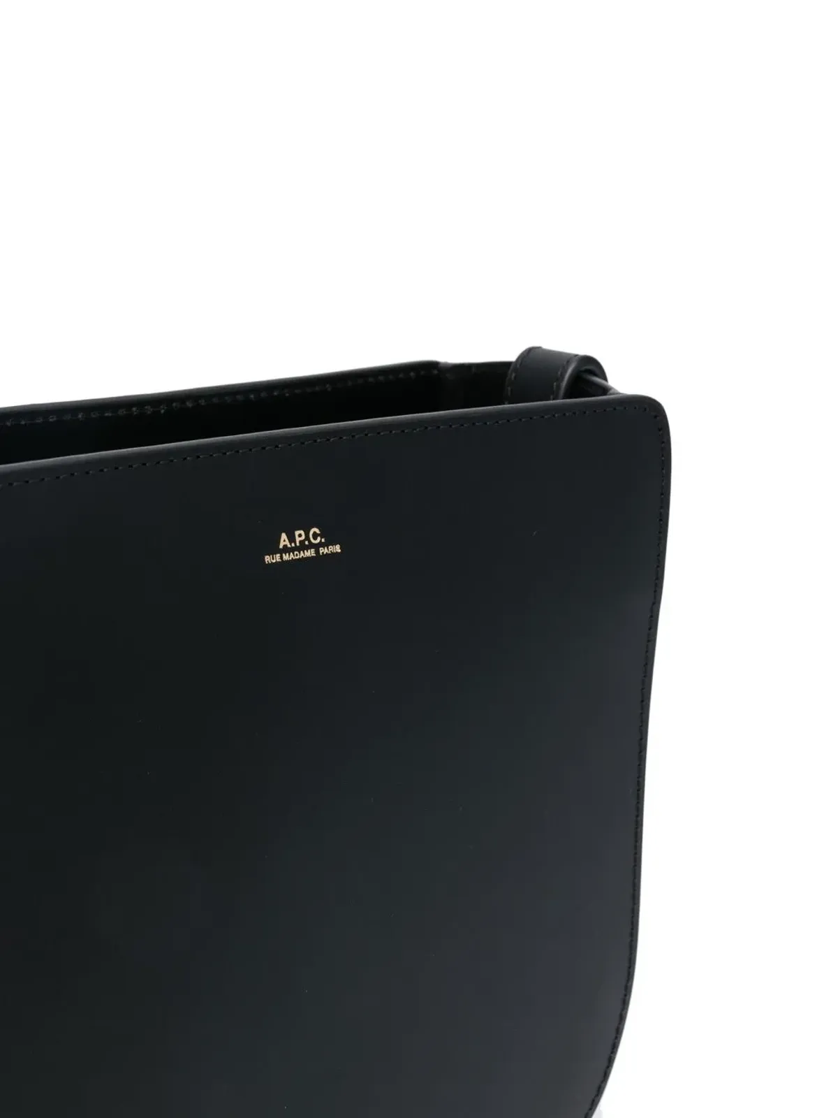 A.P.C. Geneve leather shoulder bag - Black - 画像4