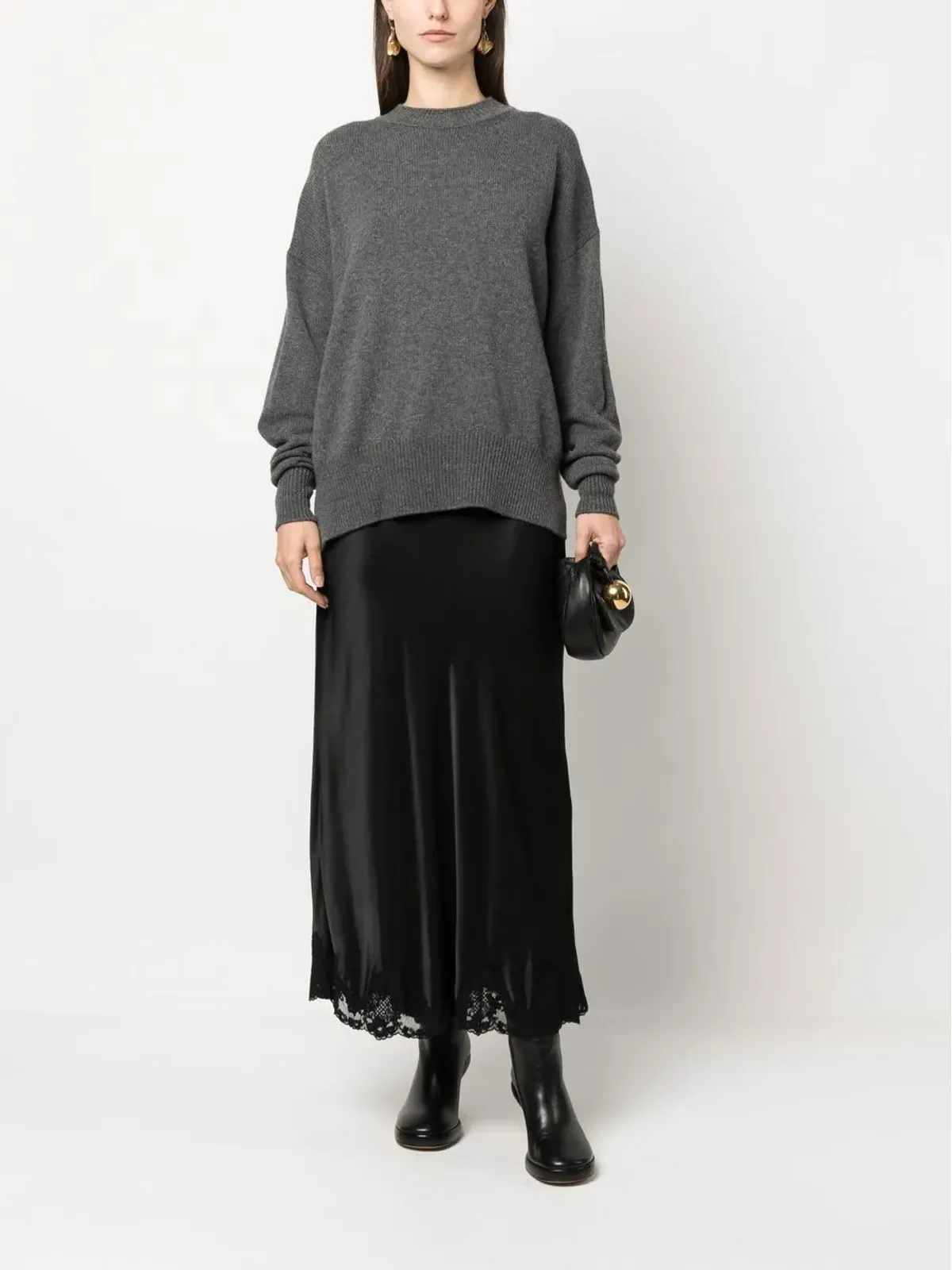 Jil Sander クルーネック カシミヤセーター - 画像2