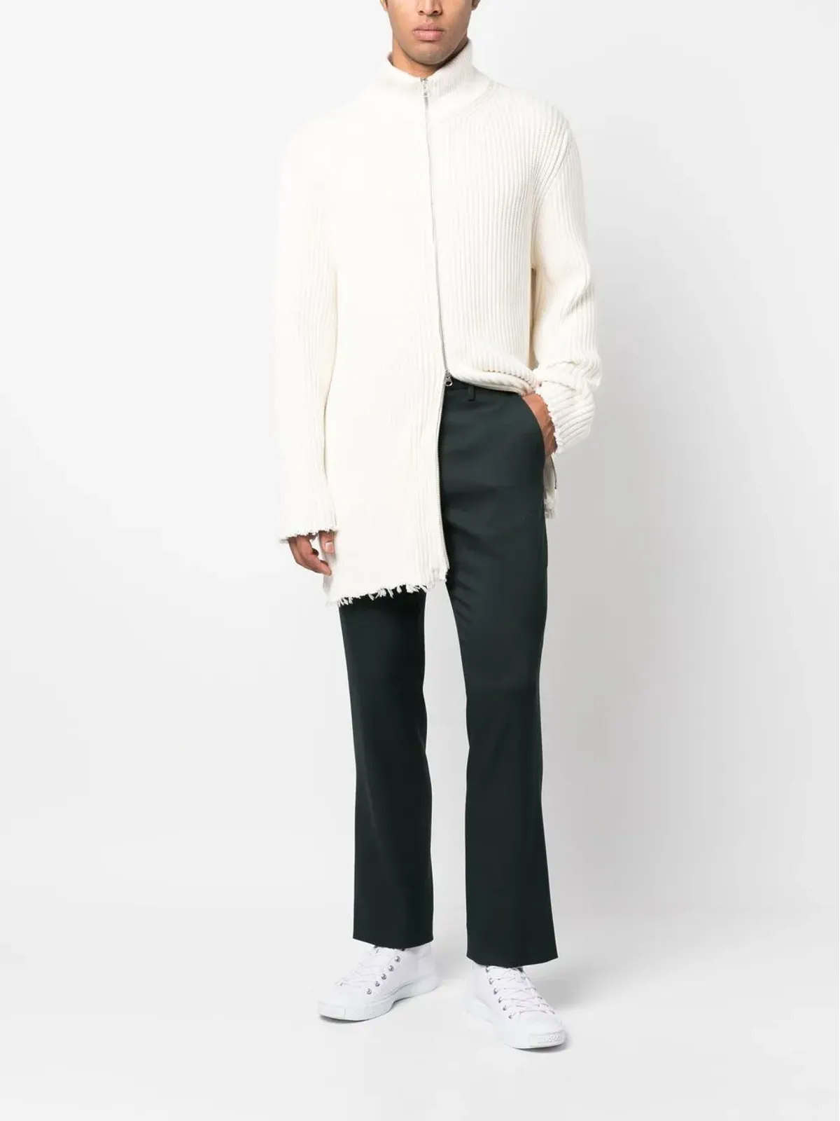 MM6 Maison Margiela スリムカットレッグトラウザー - 画像2