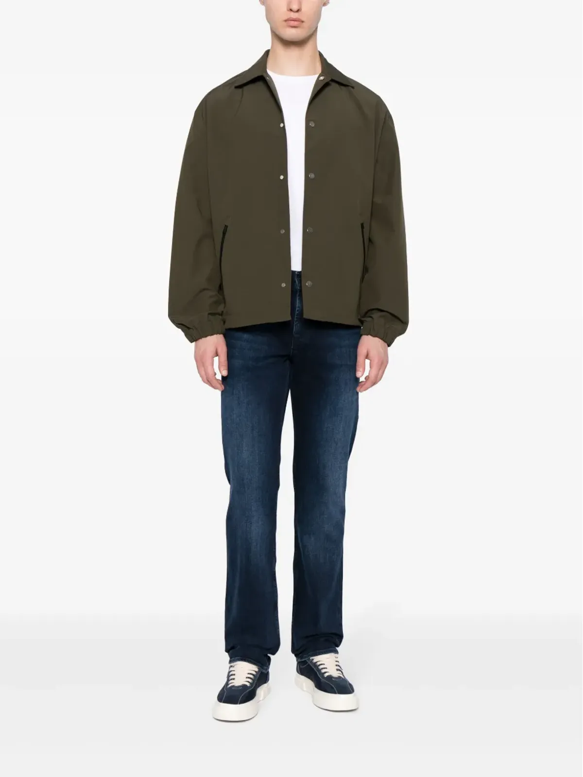 7 For All Mankind ミッドライズストレートジーンズ - 画像2