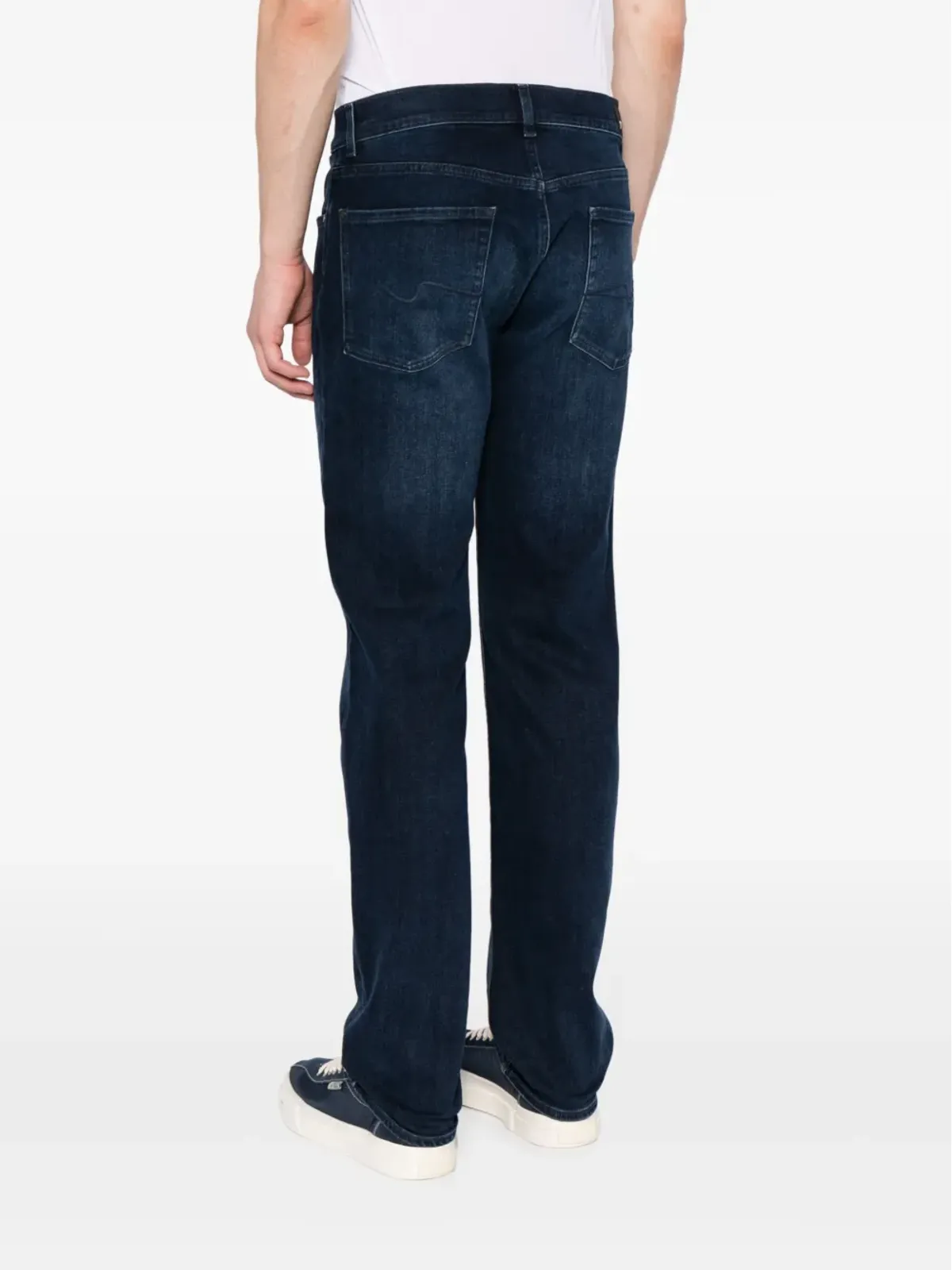 7 For All Mankind ミッドライズストレートジーンズ - 画像4