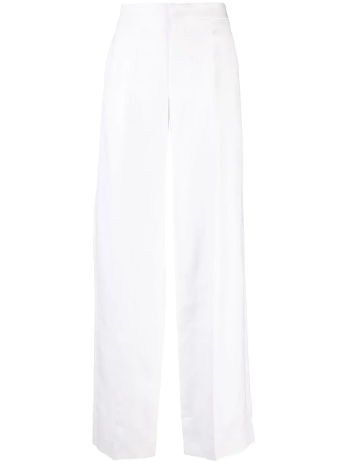 Chloé リネンのワイドレッグパンツ - ホワイト - 画像1