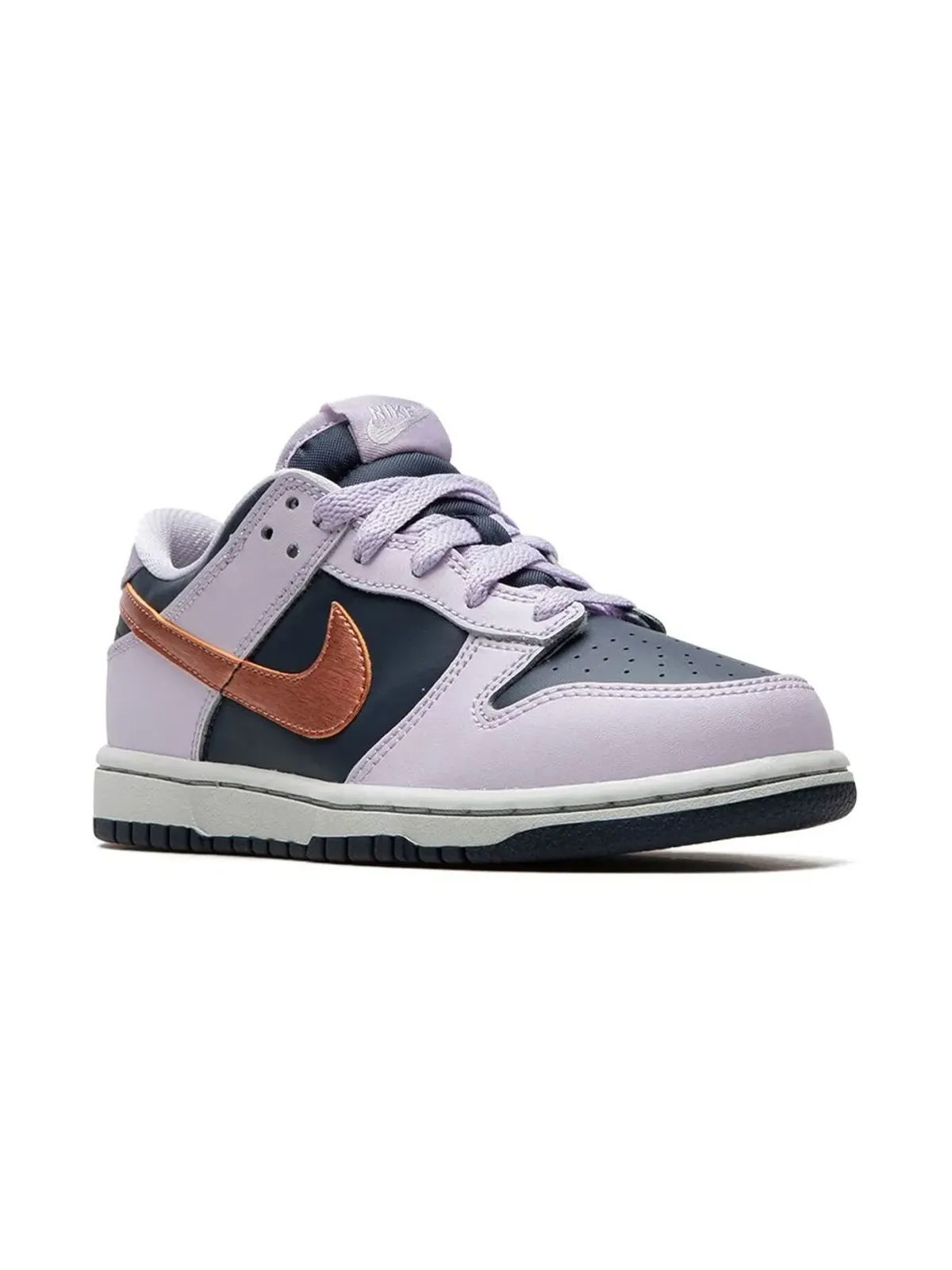 Nike Kids ダンク ロー SE サンダーブルー スニーカー - 画像2