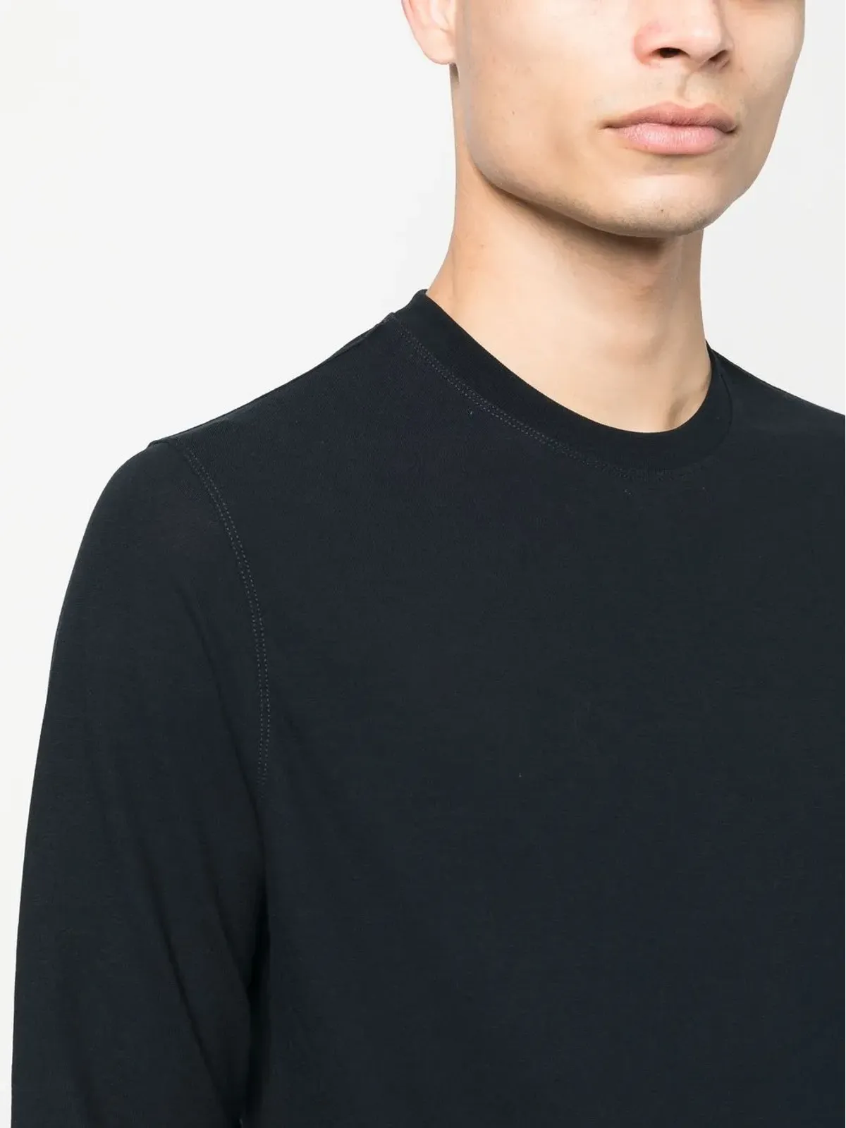 Zanone 長袖コットン スウェットシャツ - ブルー - 画像5