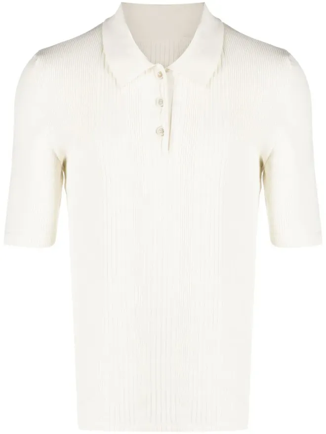 Maison Margiela Maison Margiela 四目編みリブポロシャツの商品画像