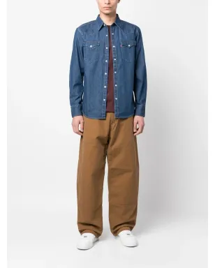 Levi's 長袖デニムシャツ ブルー - サムネイル2
