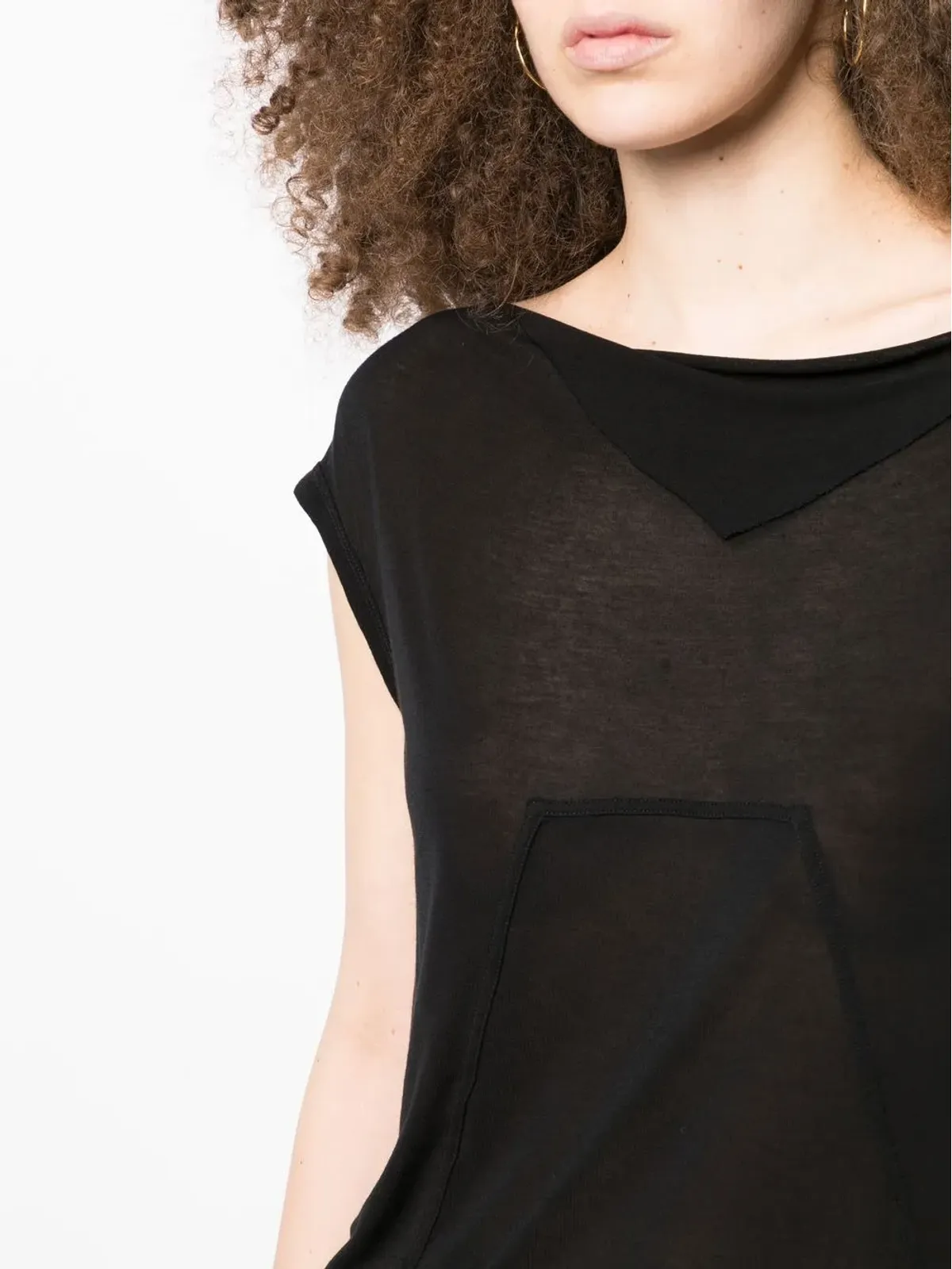 Rick Owens ラウンドネック半袖Tシャツ - 画像5