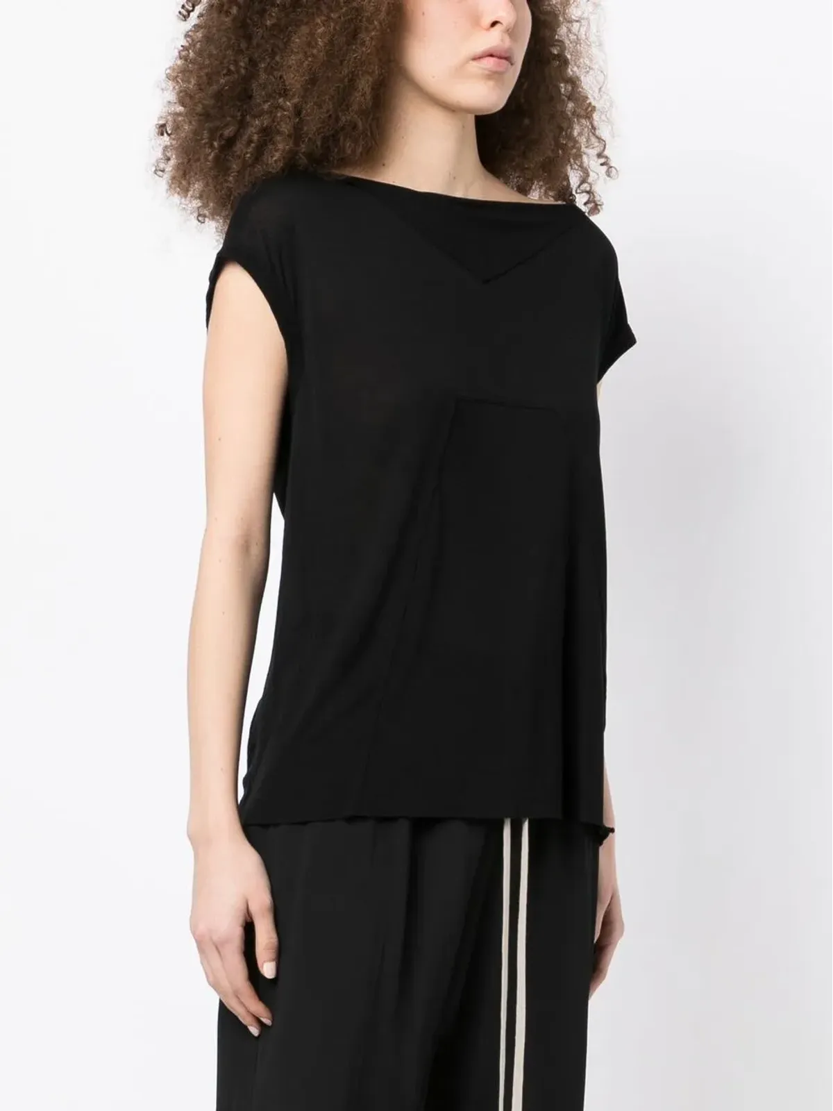Rick Owens ラウンドネック半袖Tシャツ - 画像3