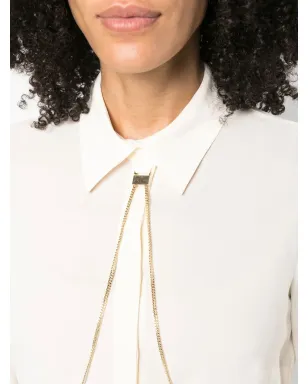 Elisabetta Franchi ボディーチェーン長袖シャツ - サムネイル5