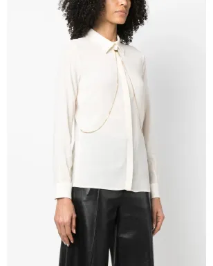 Elisabetta Franchi ボディーチェーン長袖シャツ - サムネイル3