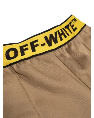 Off-White Kids ロゴ入りウエストバンド ストレートパンツ - サムネイル3