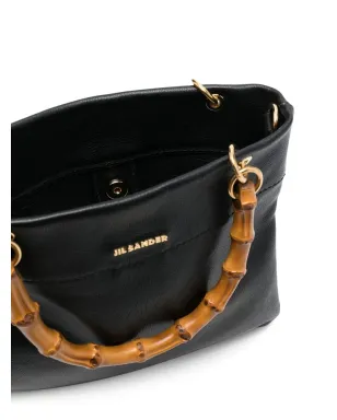Jil Sander ロゴプレート付きレザートートバッグ - サムネイル5