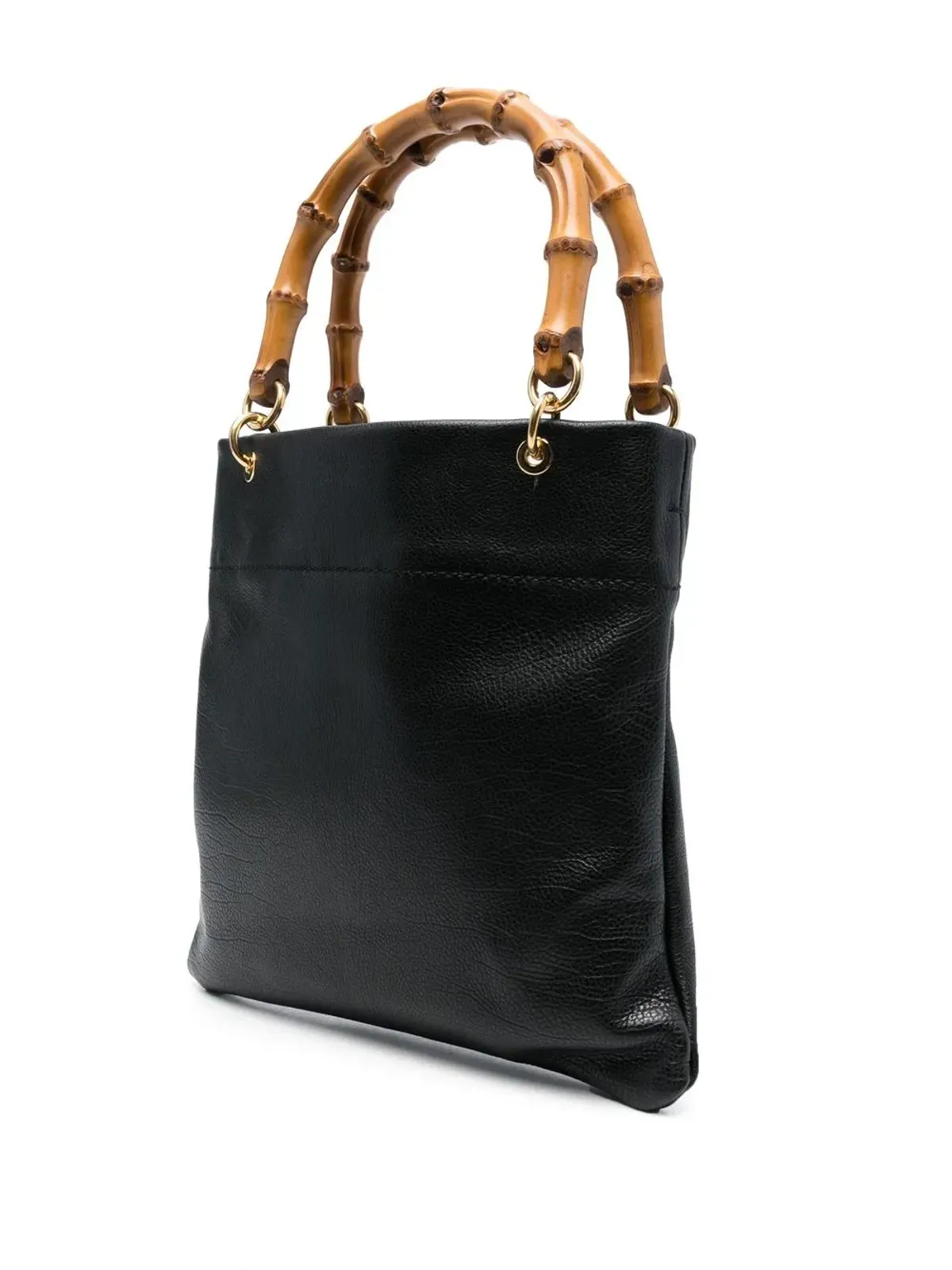 Jil Sander ロゴプレート付きレザートートバッグ - 画像3