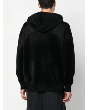 Givenchy ロゴプリントジップアップフーディ - ブラック - サムネイル4