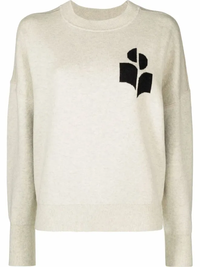 MARANT ÉTOILE MARANT ÉTOILE Atlee インターシャ編み リラックス ジャンパーの商品画像