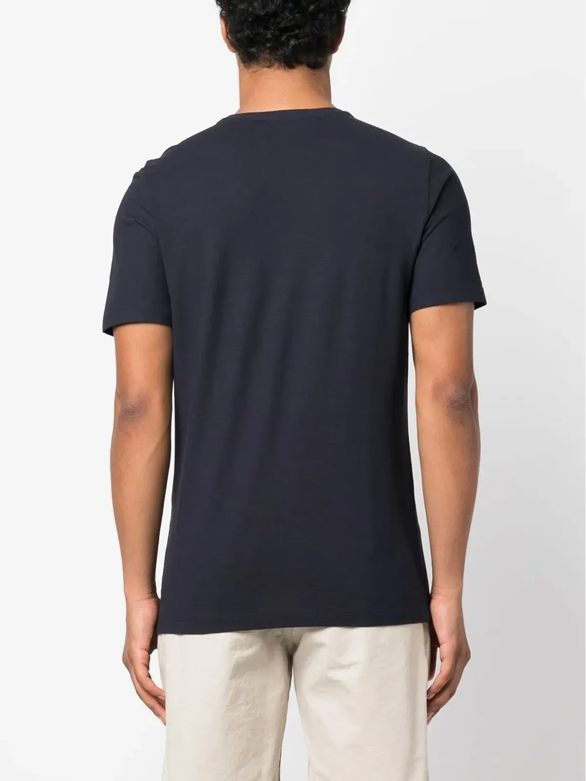Lardini ジャージーコットンTシャツ - ブルー - 画像4