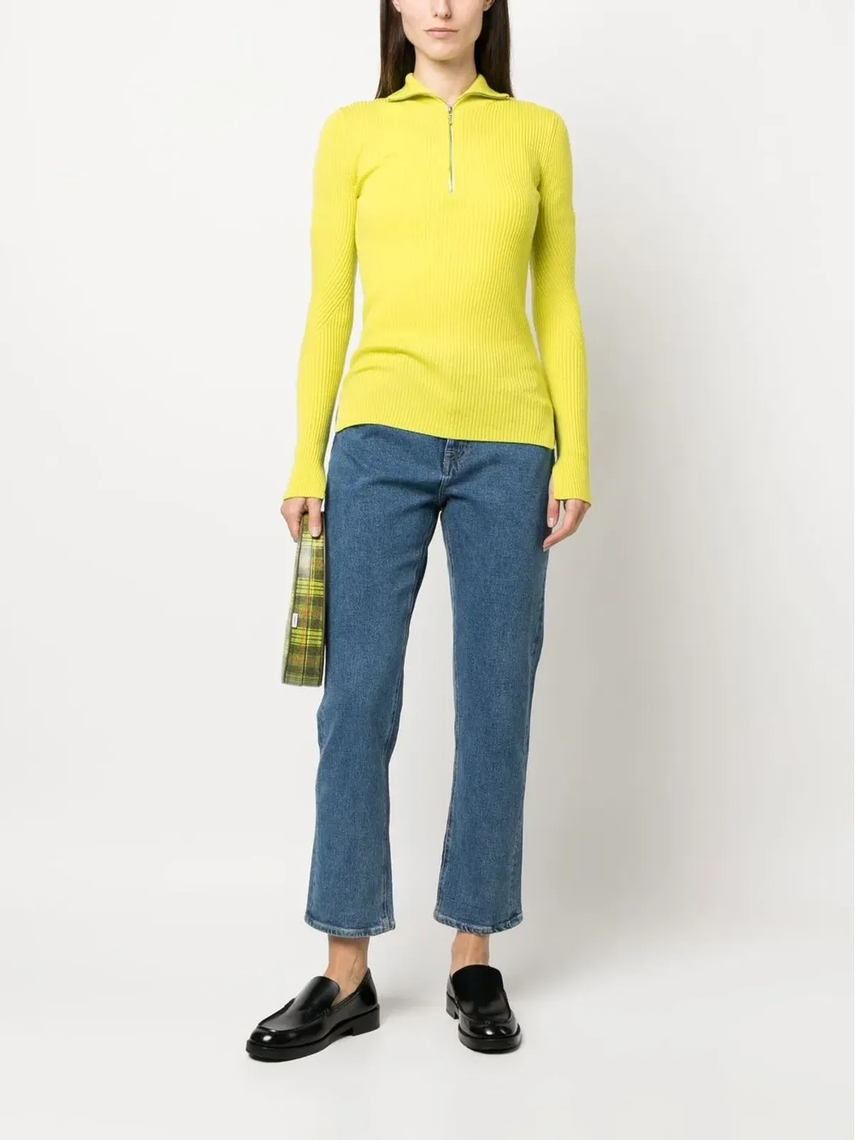 PS Paul Smith ミッドライズ クロップドジーンズ - 画像2