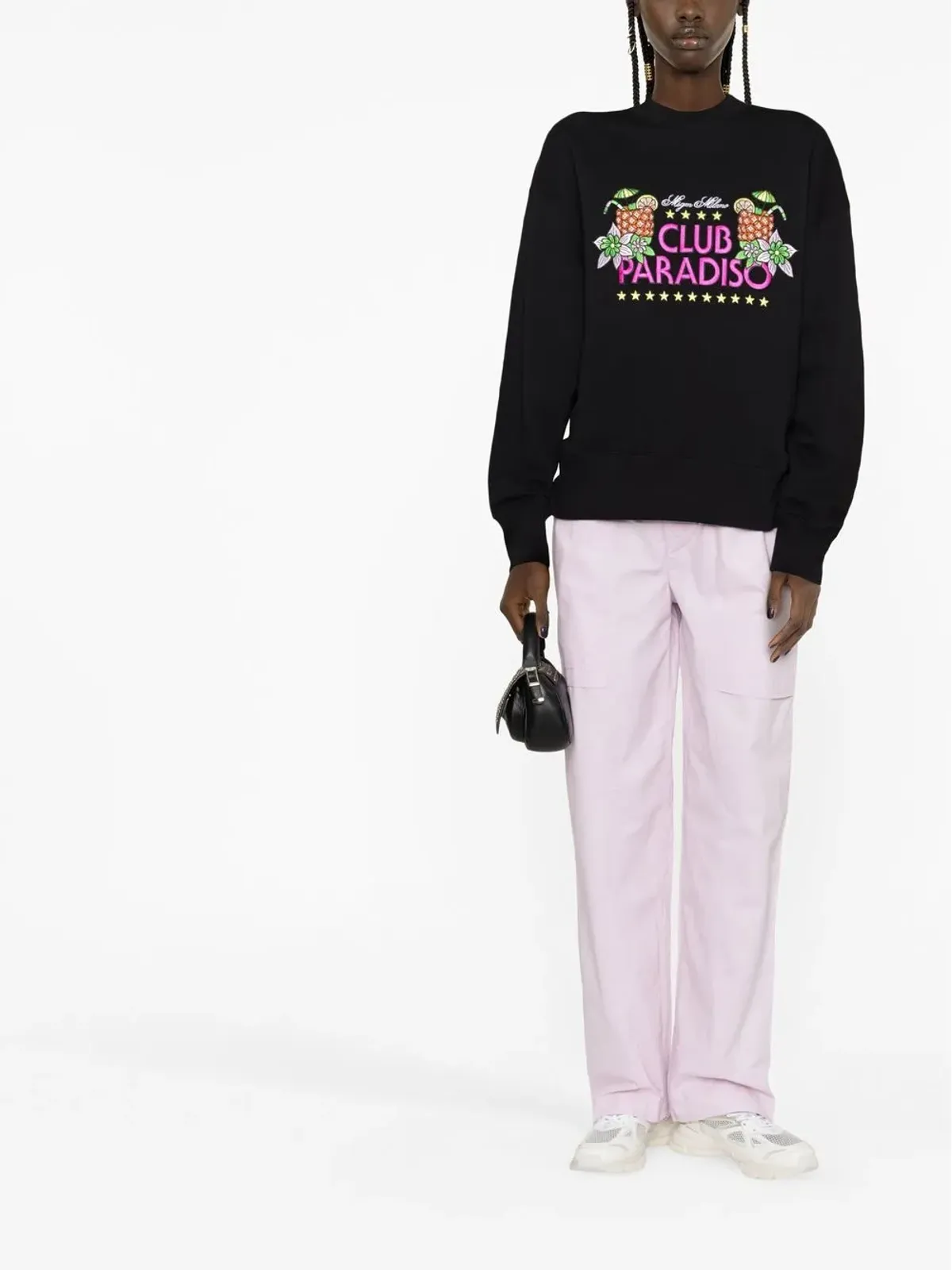 MSGM グラフィックプリント スウェットシャツ - 画像2