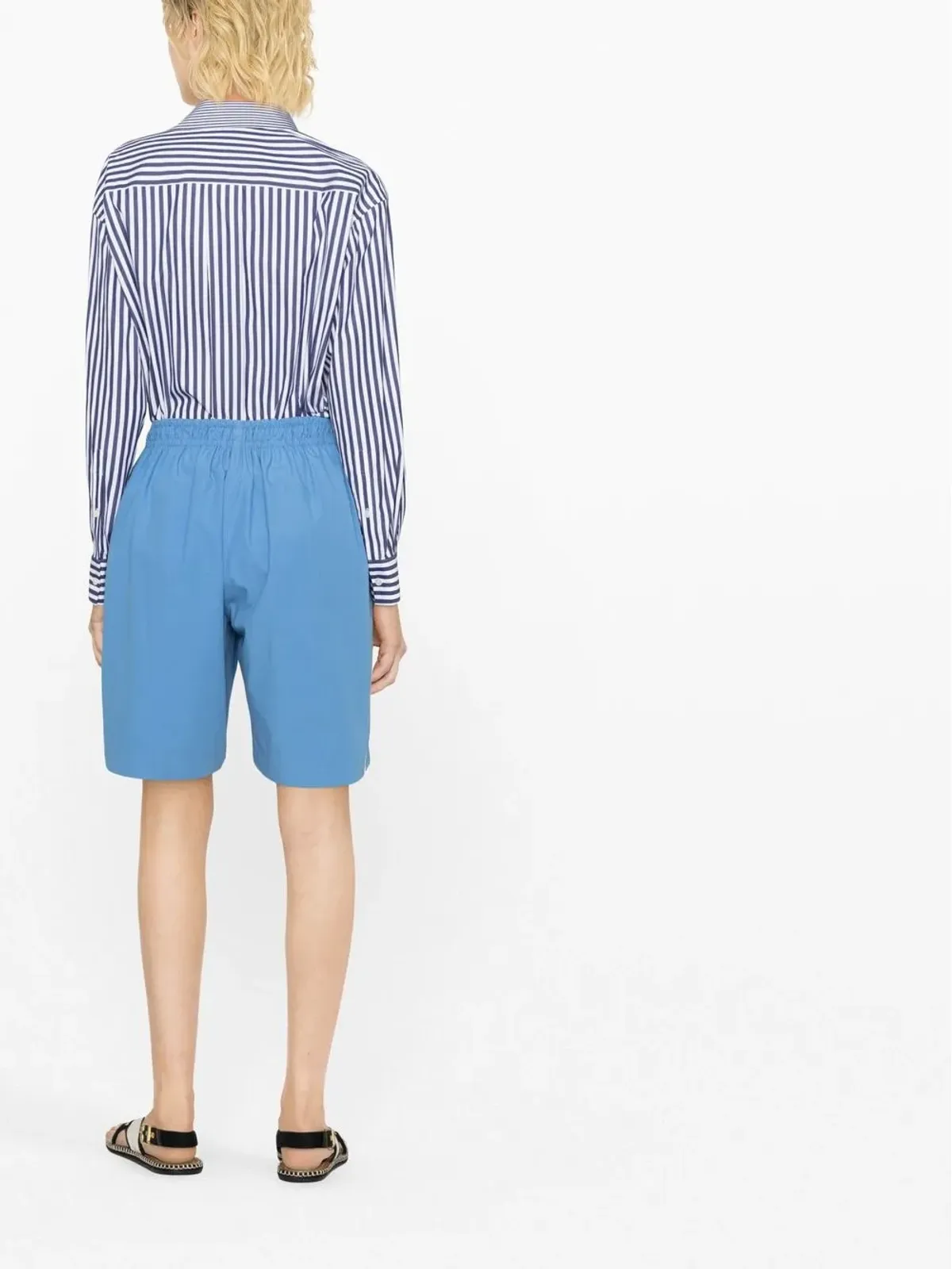 Jil Sander ドローストリングウエスト コットンショーツ - 画像4